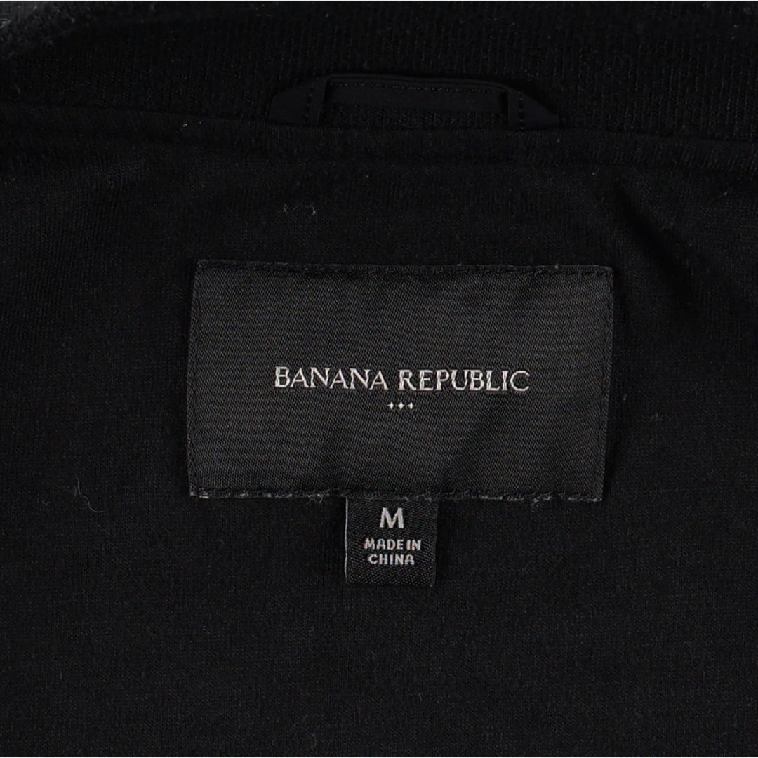 Banana Republic MA-1 type military jacket, men's size M equivalent. Nylon black type Vintage Second Hand