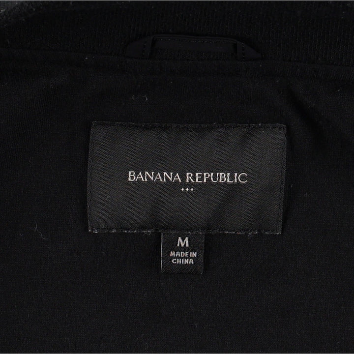 Banana Republic MA-1 type military jacket, men's size M equivalent. Nylon black type Vintage Second Hand