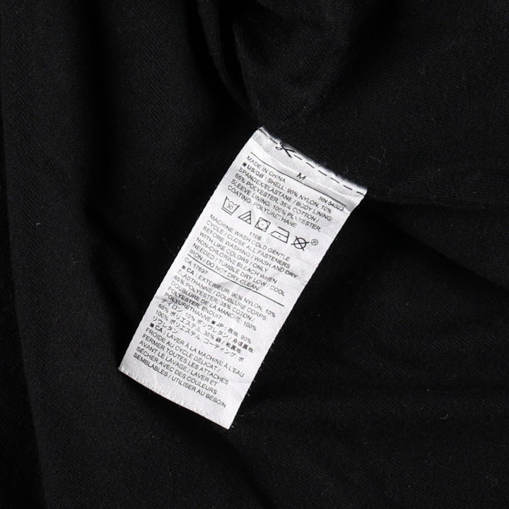 Banana Republic MA-1 type military jacket, men's size M equivalent. Nylon black type Vintage Second Hand