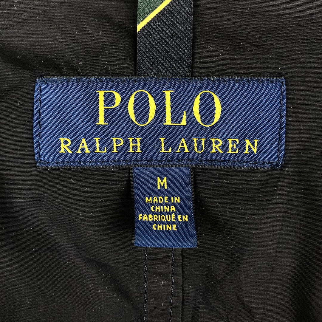Ralph Lauren POLO RALPH LAUREN Balmacaan Coat (Men's Size M) polyester navy blue type Vintage Second Hand