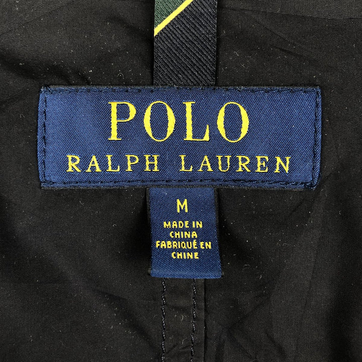Ralph Lauren POLO RALPH LAUREN Balmacaan Coat (Men's Size M) polyester navy blue type Vintage Second Hand