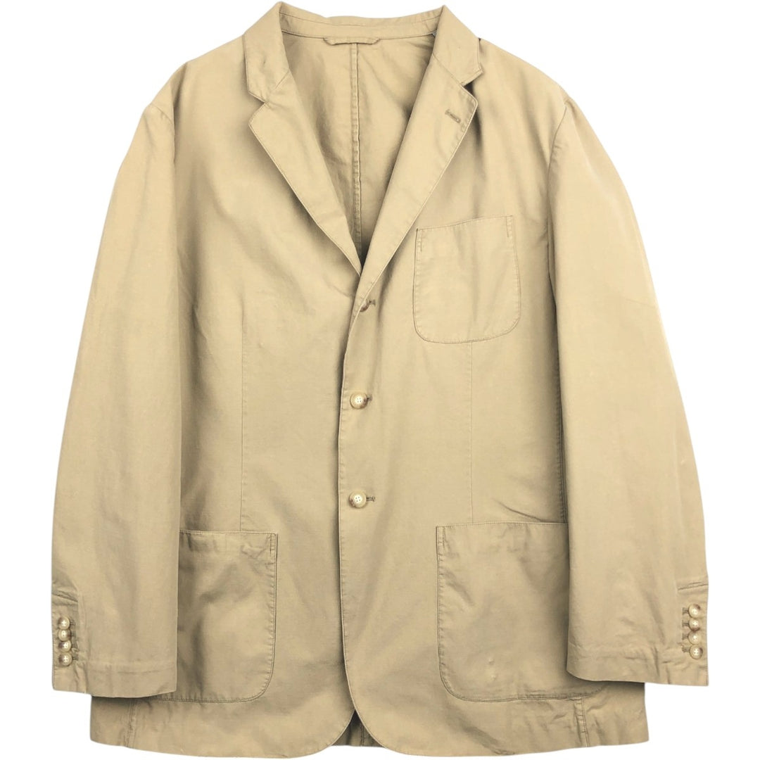 Ralph Lauren POLO by Ralph Lauren Easy Jacket Tailored Jacket Men's XL equivalent cotton Beige type Vintage Second Hand