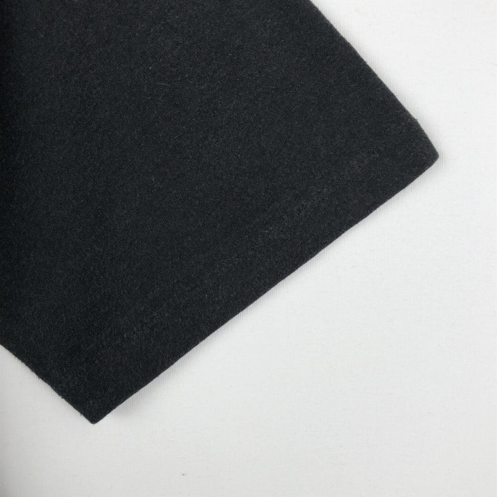90'S Russell Plain T-Shirt, Made in USA, Men's Size M (Equivalent), Vintage polyester black type Vintage Second Hand