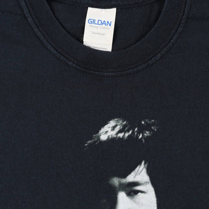 Gildan Bruce Lee Photo T-Shirt, Women's Size S (approx.) cotton black type Vintage Second Hand