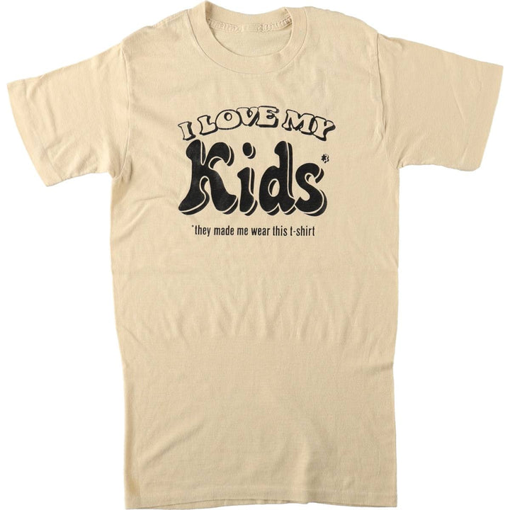 Vintage Printed T-shirt, Women's Size S unclear Beige type Vintage Second Hand