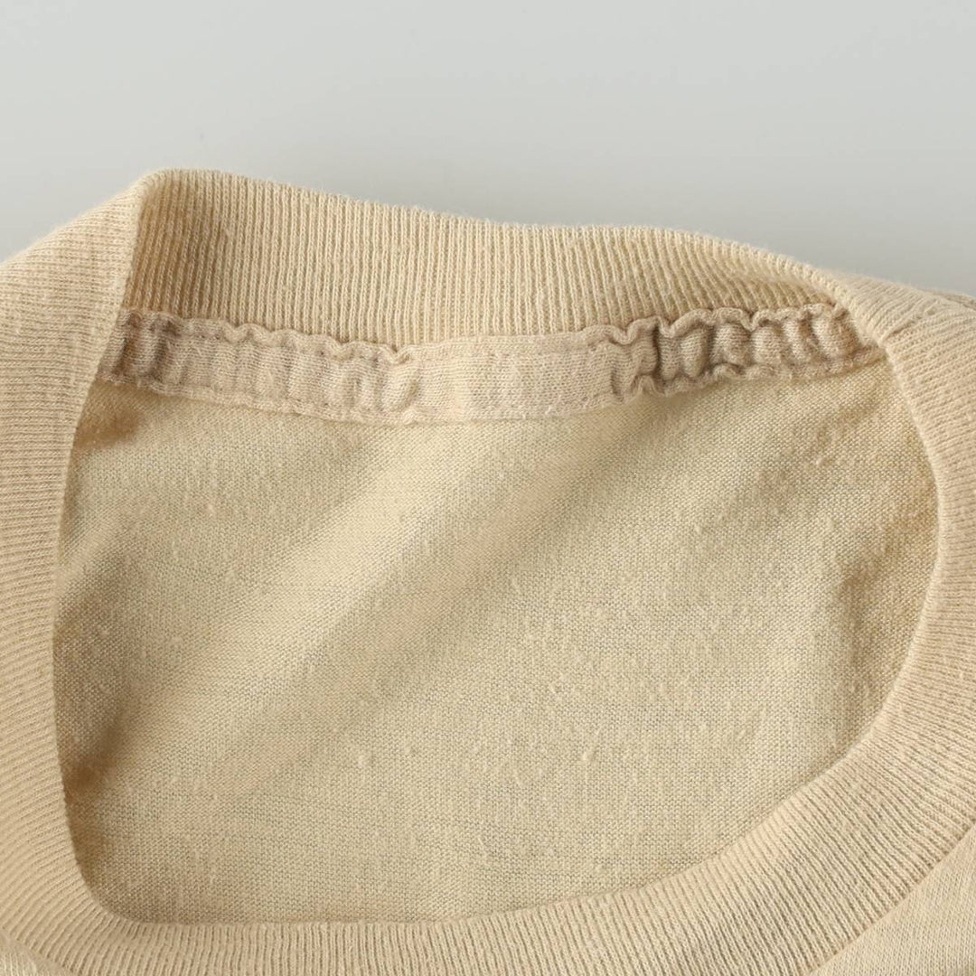 Vintage Printed T-shirt, Women's Size S unclear Beige type Vintage Second Hand