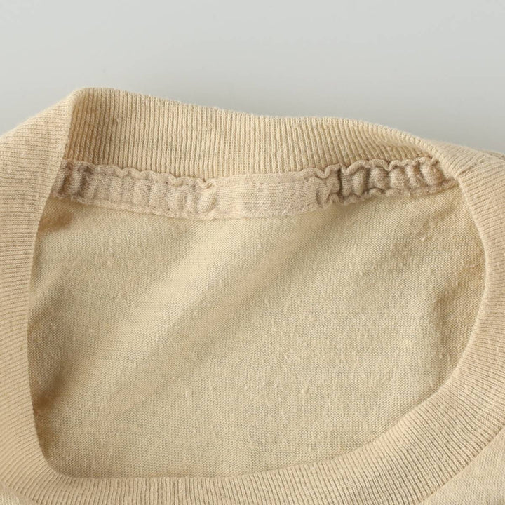 Vintage Printed T-shirt, Women's Size S unclear Beige type Vintage Second Hand