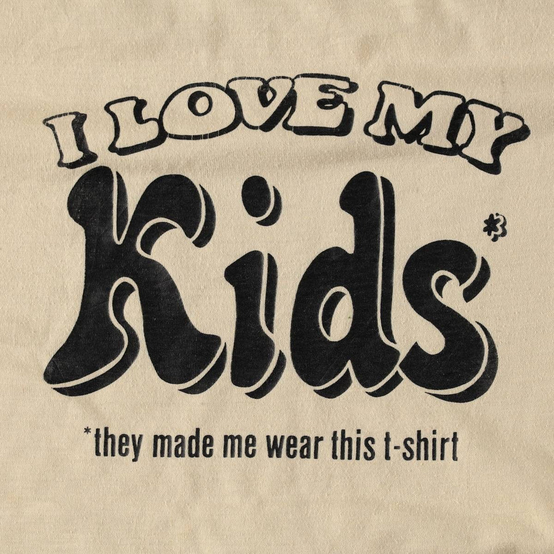 Vintage Printed T-shirt, Women's Size S unclear Beige type Vintage Second Hand