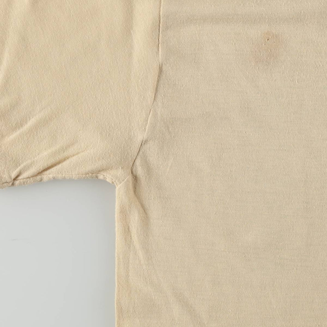 Vintage Printed T-shirt, Women's Size S unclear Beige type Vintage Second Hand