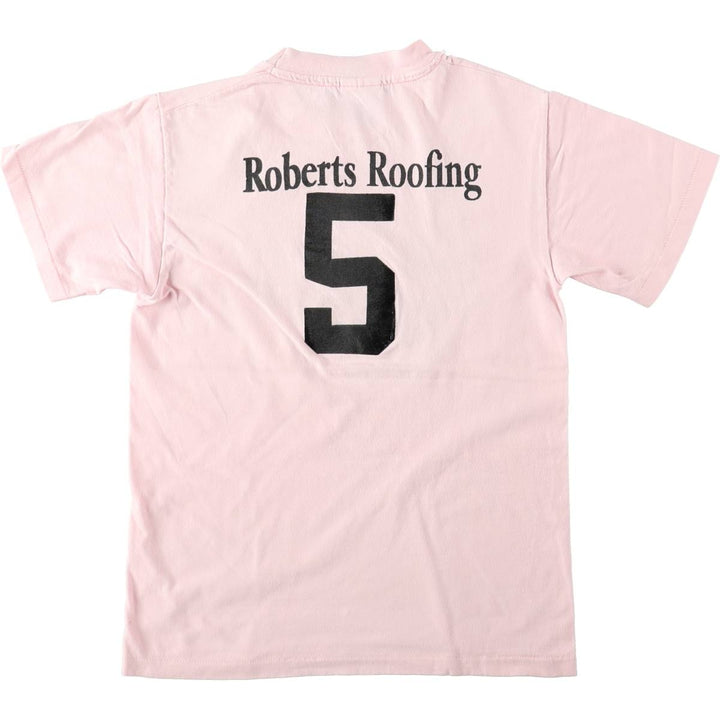 90'S Hanes Print T-Shirt, Made in USA, Men's Size S (Equivalent), Vintage cotton pink type Vintage Second Hand