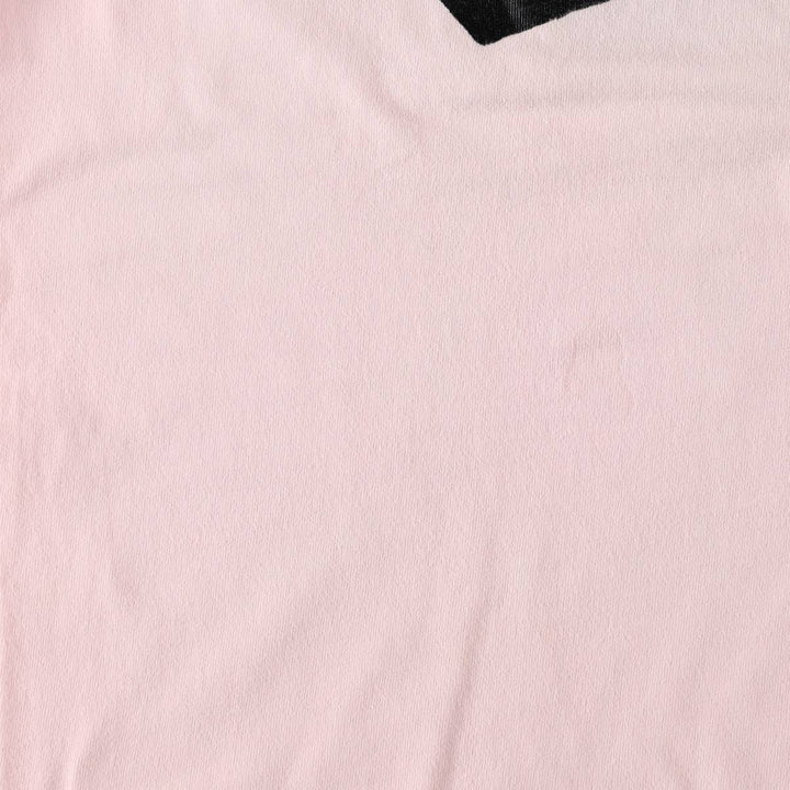 90'S Hanes Print T-Shirt, Made in USA, Men's Size S (Equivalent), Vintage cotton pink type Vintage Second Hand
