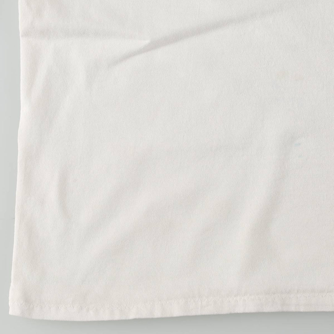 90'S Anvil Print T-Shirt, Women's Size L (approx.), Vintage cotton white type Vintage Second Hand