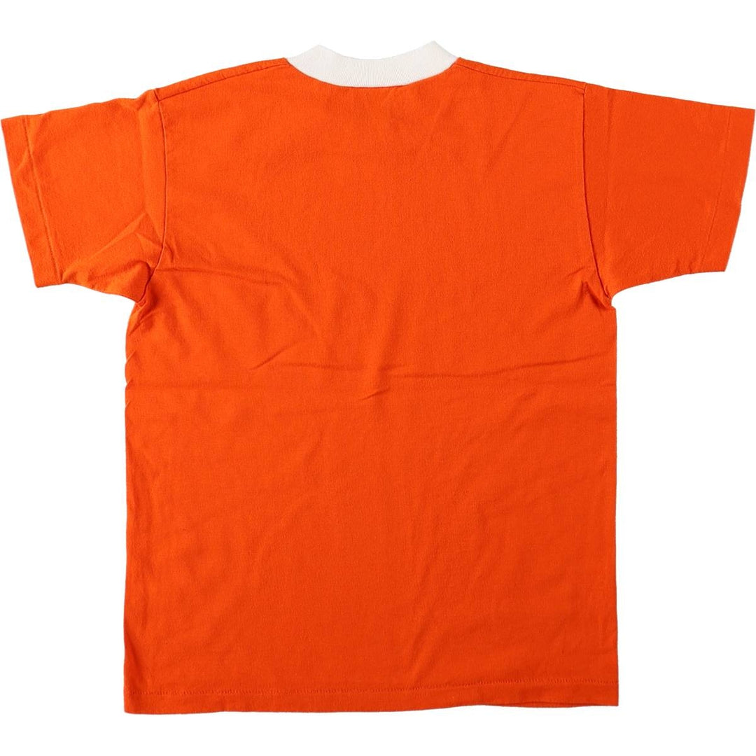 90'S ONEITA Boy Scout Tiger Pattern Print T-Shirt, Made in USA, Women's Size S (approx.), Vintage cotton orange type Vintage Second Hand
