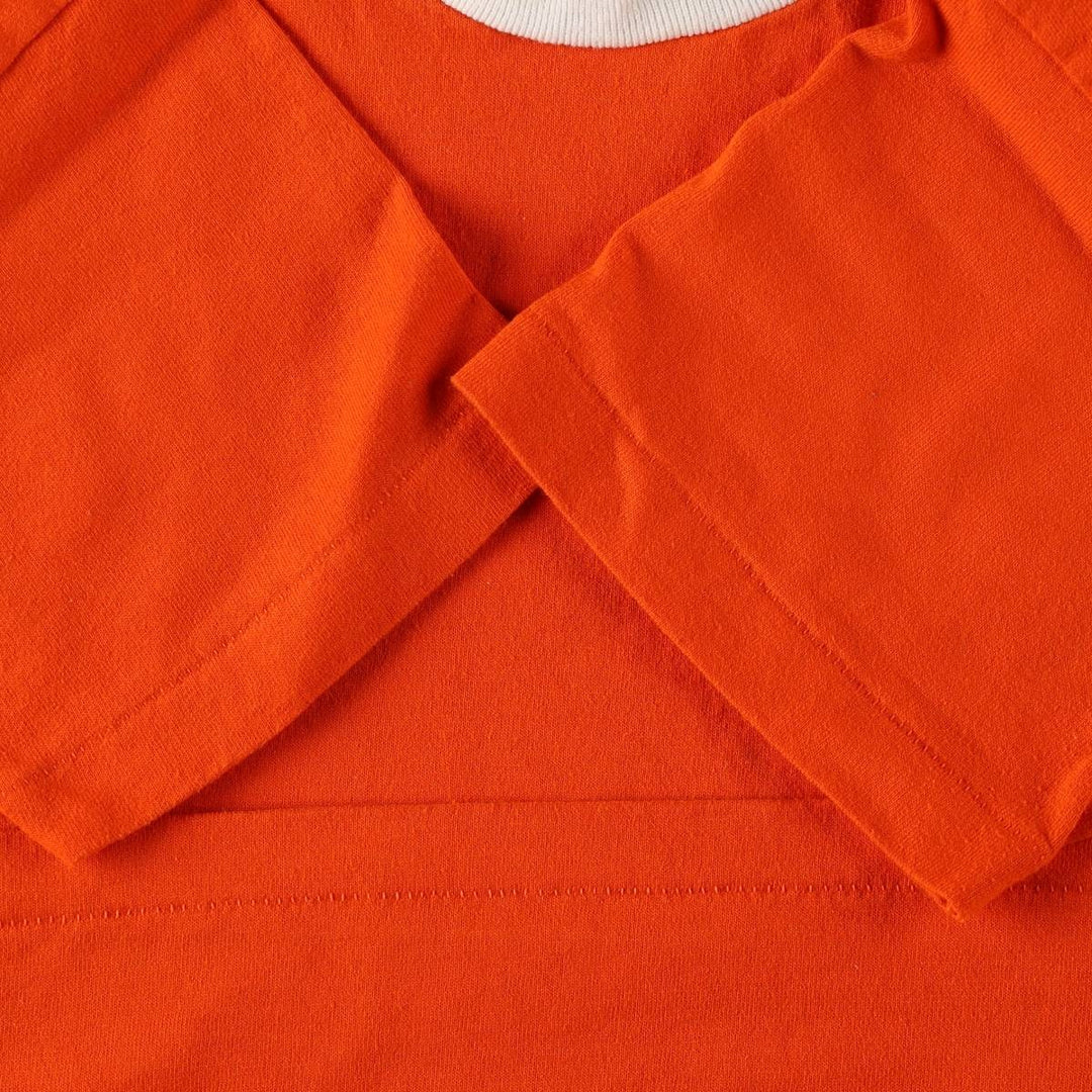 90'S ONEITA Boy Scout Tiger Pattern Print T-Shirt, Made in USA, Women's Size S (approx.), Vintage cotton orange type Vintage Second Hand