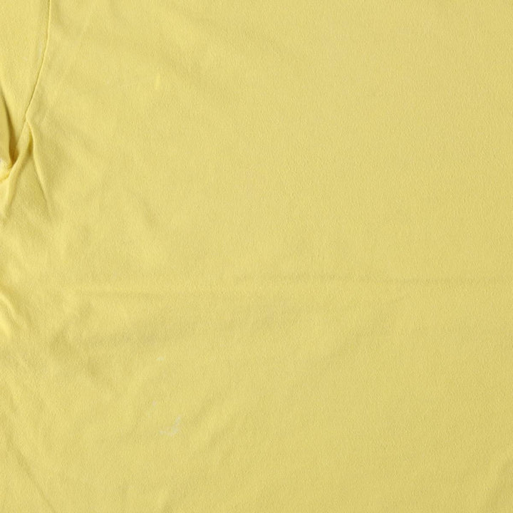 90'S Hanes Print T-Shirt, Made in USA, Men's Size S (Equivalent), Vintage cotton lemon yellow Vintage Second Hand