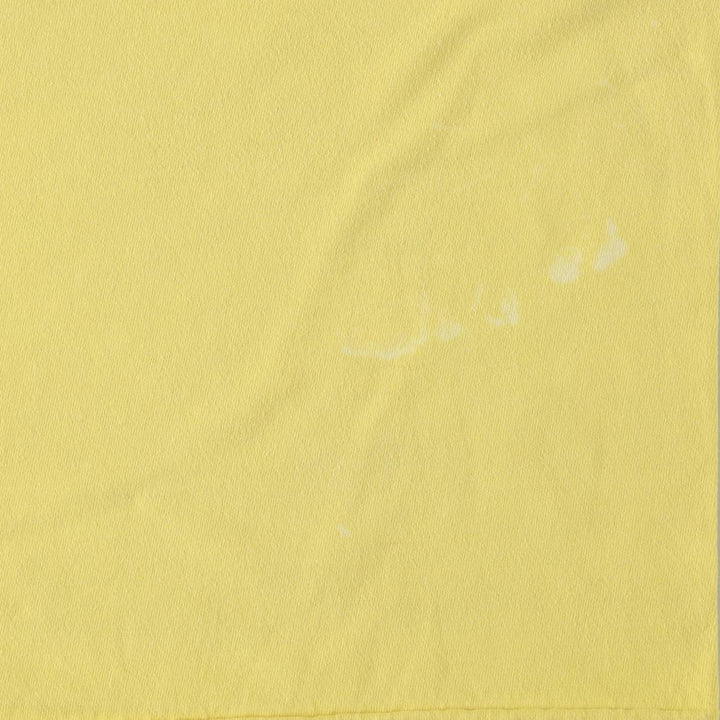 90'S Hanes Print T-Shirt, Made in USA, Men's Size S (Equivalent), Vintage cotton lemon yellow Vintage Second Hand