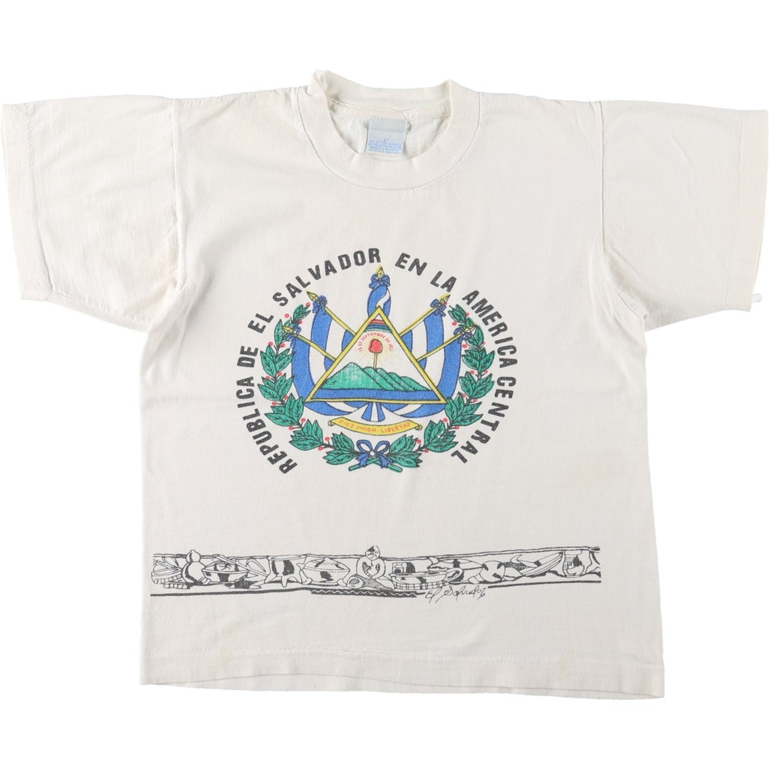 Souvenir T-shirt, Women's Size S (approx.), Vintage cotton white type Vintage Second Hand