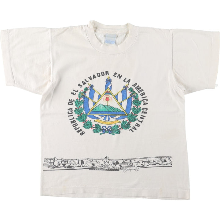 Souvenir T-shirt, Women's Size S (approx.), Vintage cotton white type Vintage Second Hand