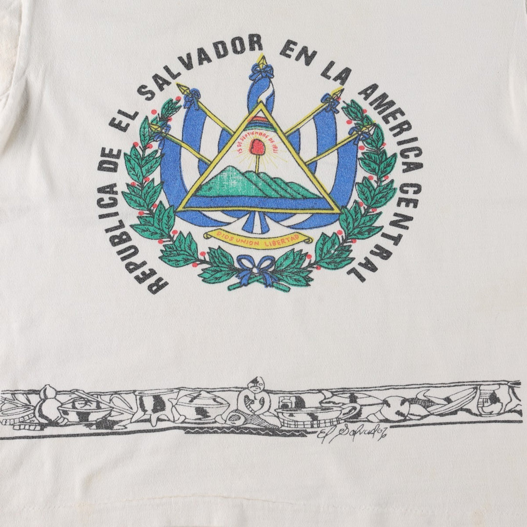 Souvenir T-shirt, Women's Size S (approx.), Vintage cotton white type Vintage Second Hand