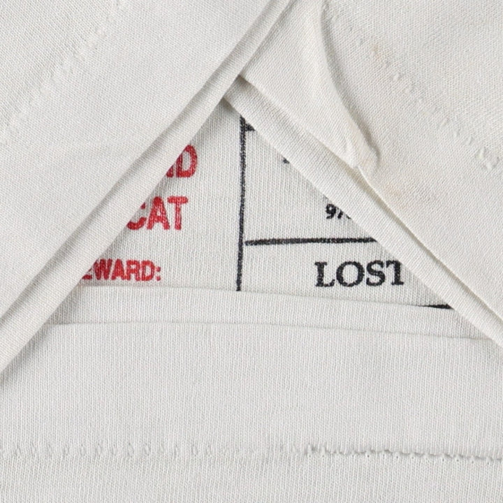 Vintage Printed T-shirt, Women's Size S unclear white type Vintage Second Hand