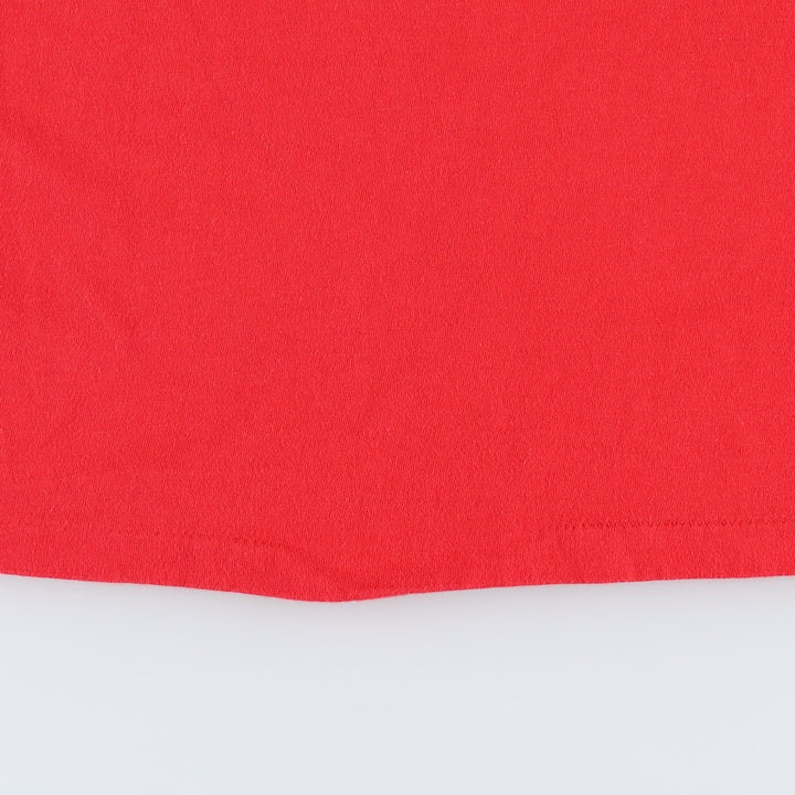 90'S ONEITA Print T-Shirt, Made in USA, Women's Size XL (Equivalent), Vintage cotton red type Vintage Second Hand