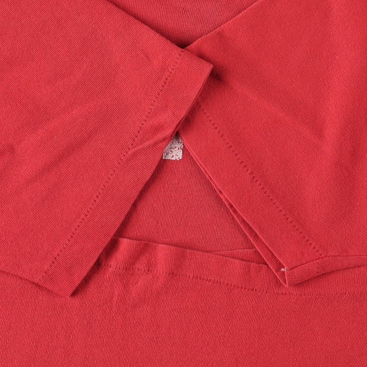 80'S Russell Print T-Shirt, Made in USA, Women's Size M (Equivalent), Vintage cotton red type Vintage Second Hand