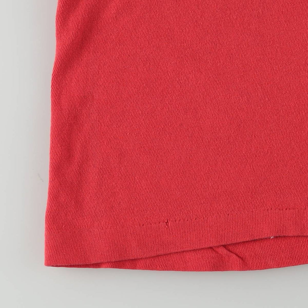 80'S Russell Print T-Shirt, Made in USA, Women's Size M (Equivalent), Vintage cotton red type Vintage Second Hand