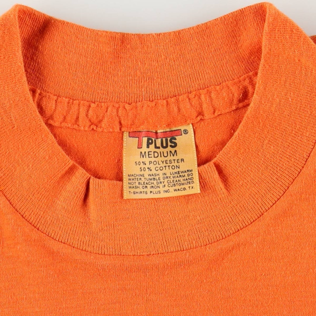 80'S TPLUS IDAHO FIRST BANK Denver Broncos Advertising T-Shirt, Women's Size M (Equivalent), Vintage polyester orange type Vintage Second Hand