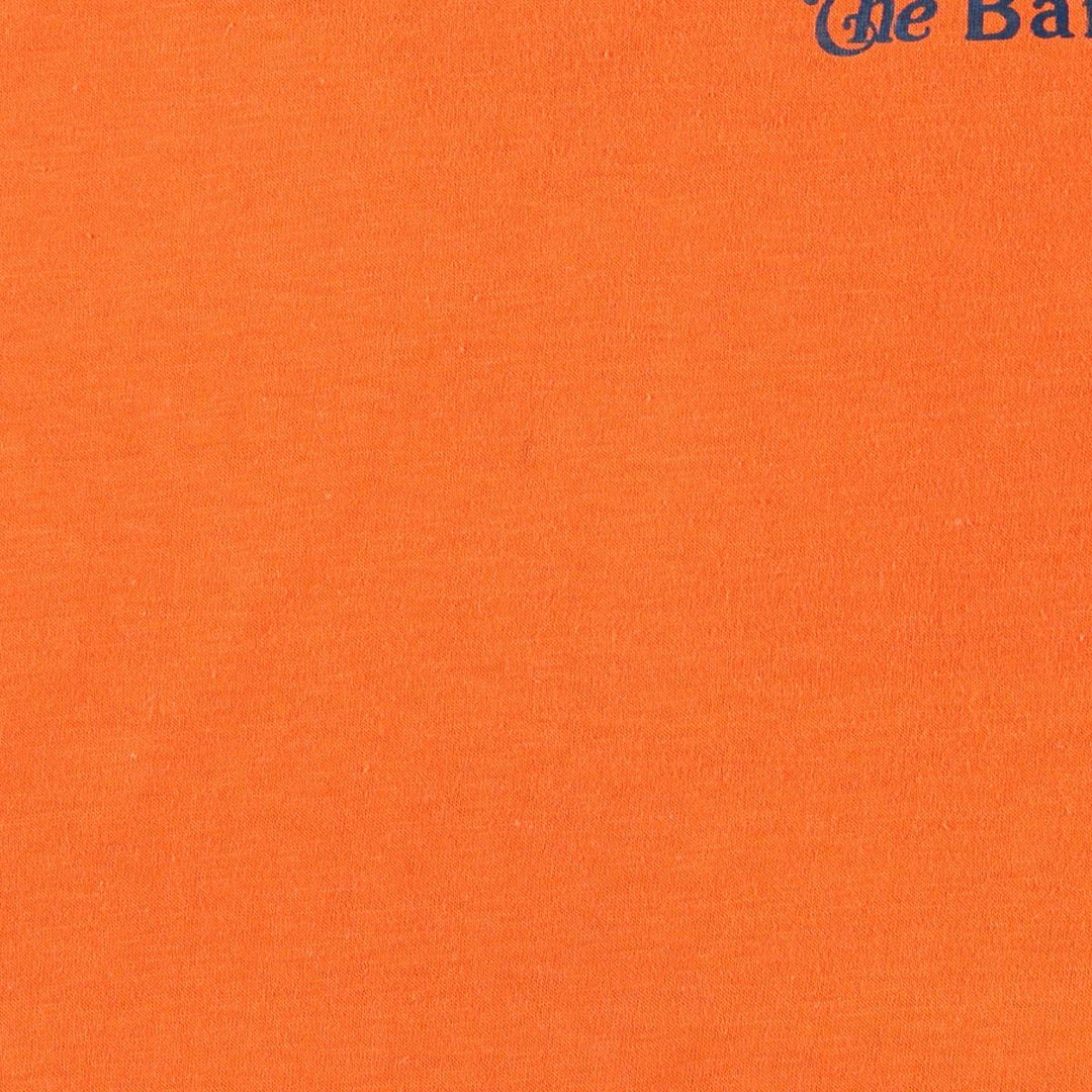80'S TPLUS IDAHO FIRST BANK Denver Broncos Advertising T-Shirt, Women's Size M (Equivalent), Vintage polyester orange type Vintage Second Hand
