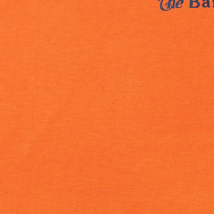 80'S TPLUS IDAHO FIRST BANK Denver Broncos Advertising T-Shirt, Women's Size M (Equivalent), Vintage polyester orange type Vintage Second Hand