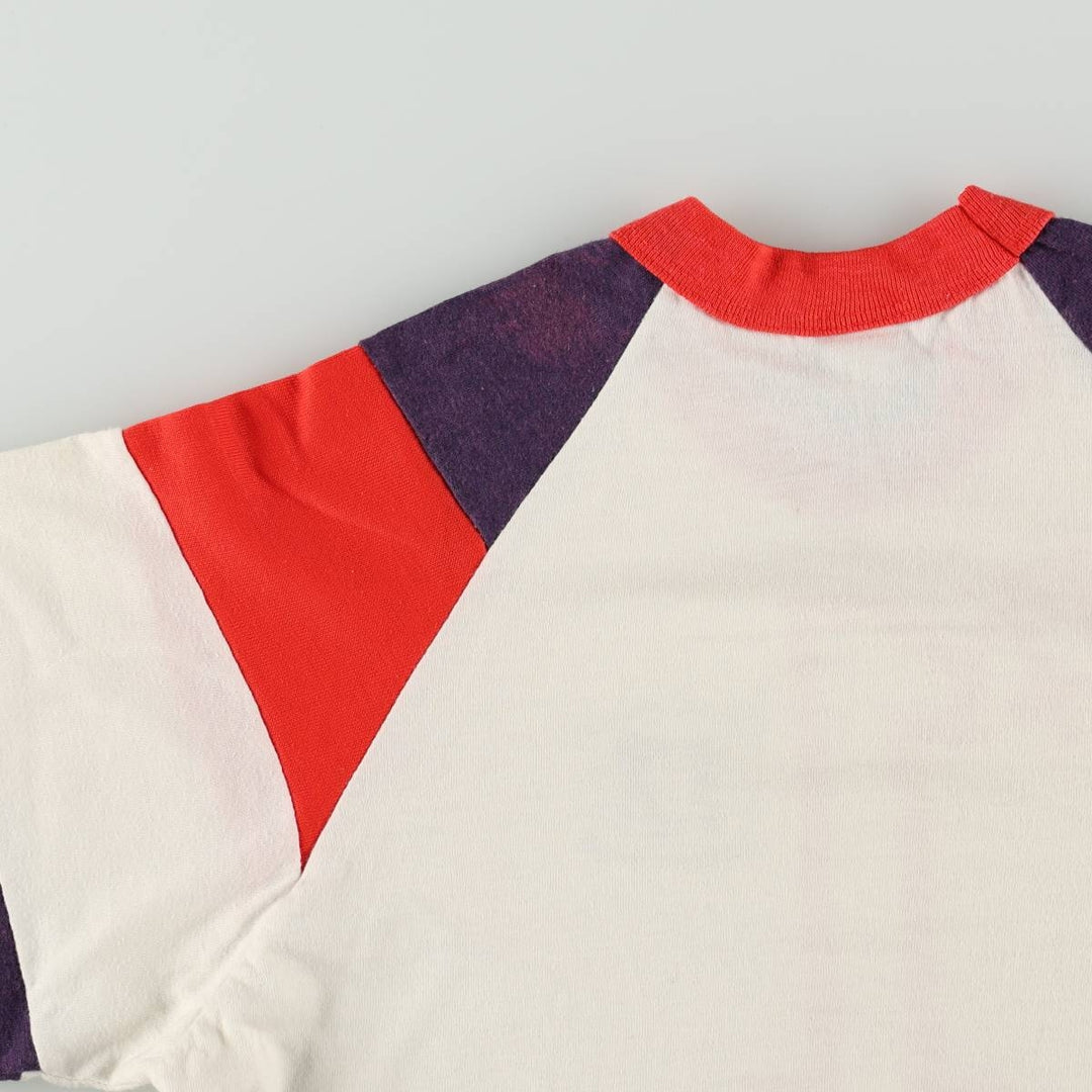 1980'S Anvil SILHOUETTE AMERICAN HEALTH SPAS advertising T-shirt, women's size S equivalent, vintage. polyester tricolor color Vintage Second Hand