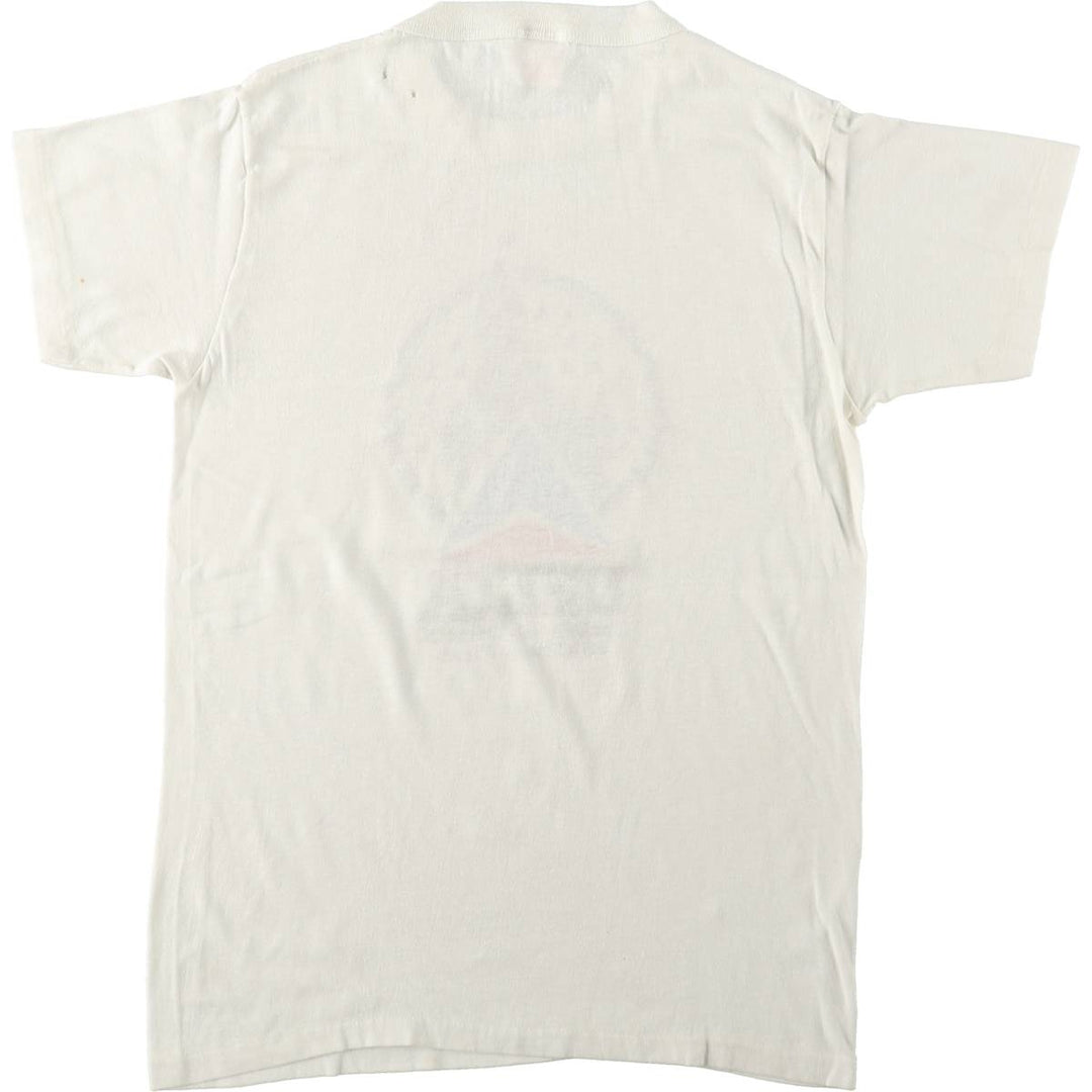 80'S SHIRT-TEX Disney DELTA AIR LINES Advertising T-Shirt, Made in USA, Women's Size M (approx.), Vintage cotton white type Vintage Second Hand