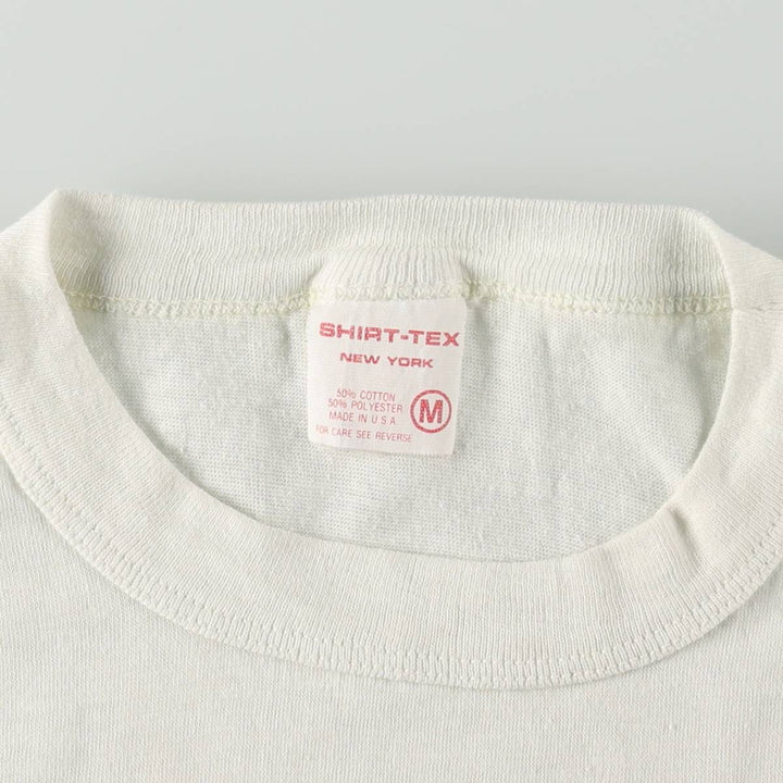 80'S SHIRT-TEX Disney DELTA AIR LINES Advertising T-Shirt, Made in USA, Women's Size M (approx.), Vintage cotton white type Vintage Second Hand