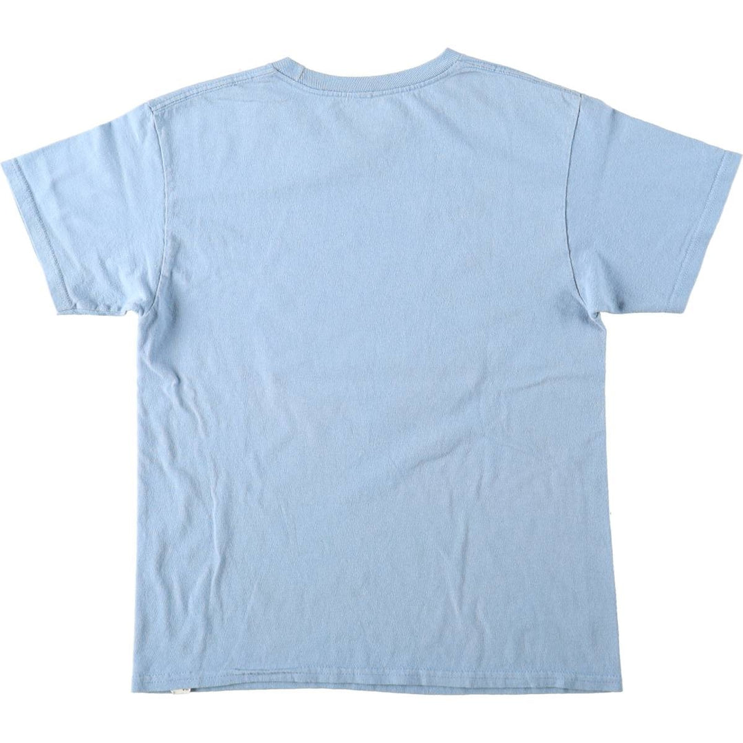 MARIO KART Mario Anime Character Print T-Shirt, Women's Size M (approx.) cotton Blue type light blue Vintage Second Hand