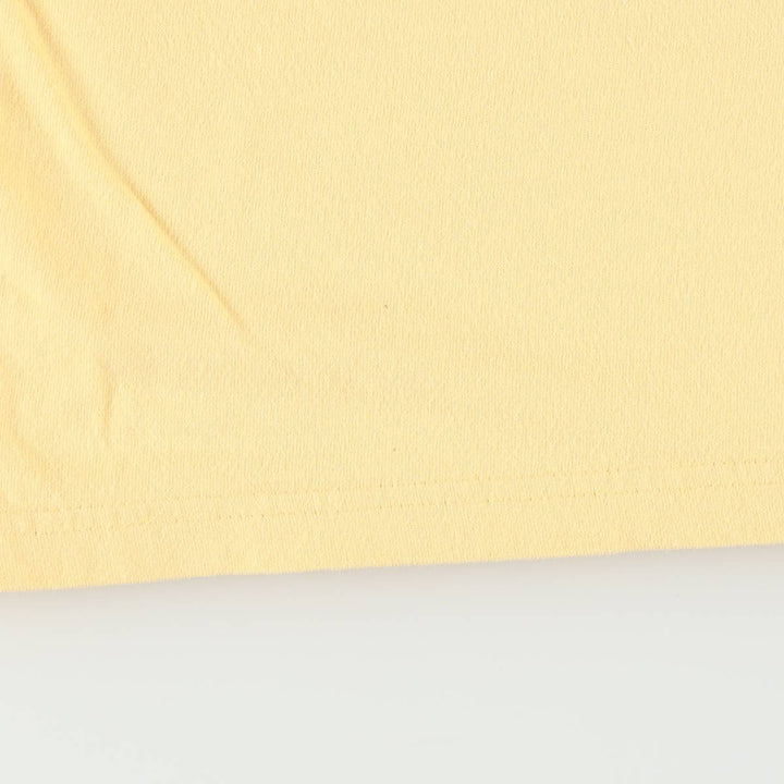 2000'S Disney Lady and the Tramp character embroidered T-shirt, women's size L (approx.) cotton yellow type Vintage Second Hand