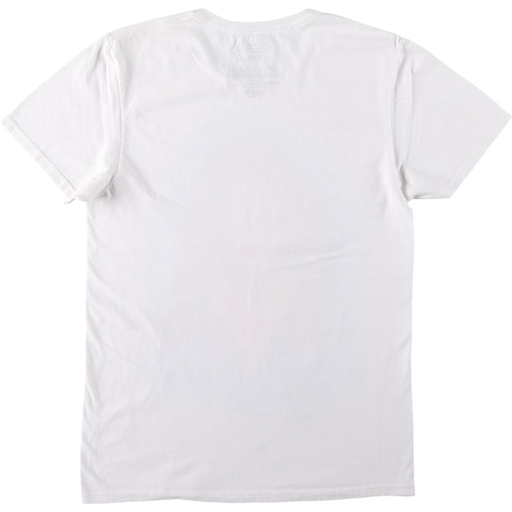AALIYAH Wrap T-Shirt (Women's Size S) cotton white type Vintage Second Hand