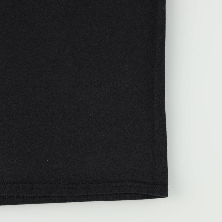AALIYAH Wrap T-Shirt (Women's Size M) cotton black type Vintage Second Hand