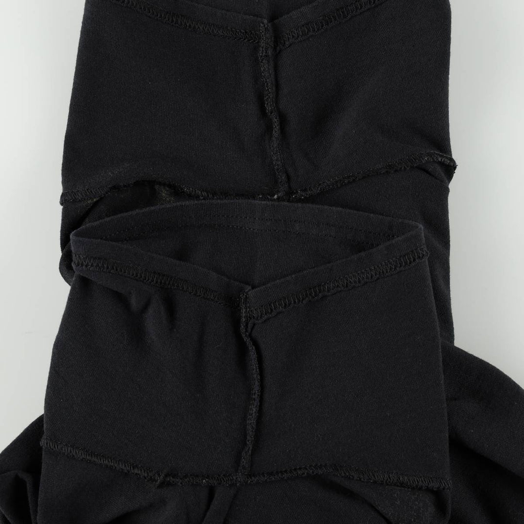 AALIYAH Wrap T-Shirt (Women's Size M) cotton black type Vintage Second Hand