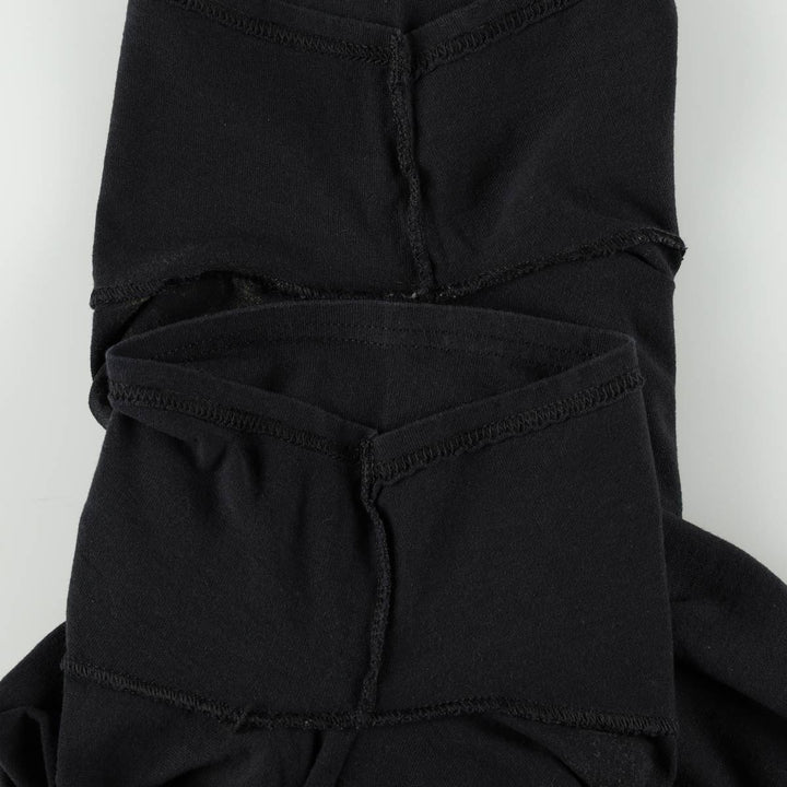 AALIYAH Wrap T-Shirt (Women's Size M) cotton black type Vintage Second Hand