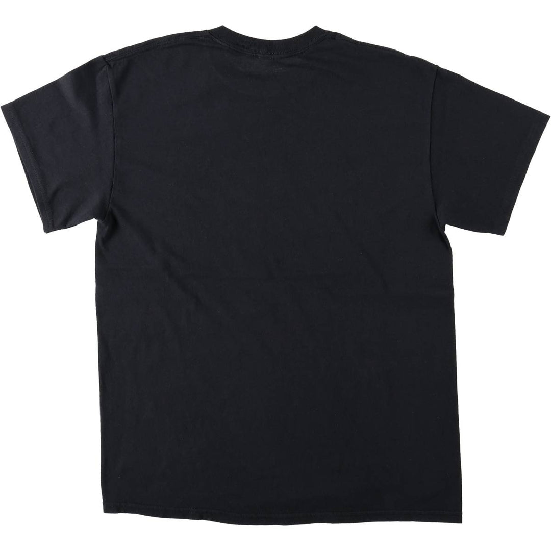 HER Wrap T-shirt, Women's Size M (approx.) cotton black type Vintage Second Hand