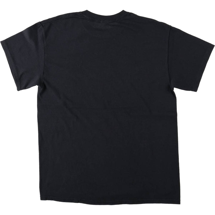 HER Wrap T-shirt, Women's Size M (approx.) cotton black type Vintage Second Hand