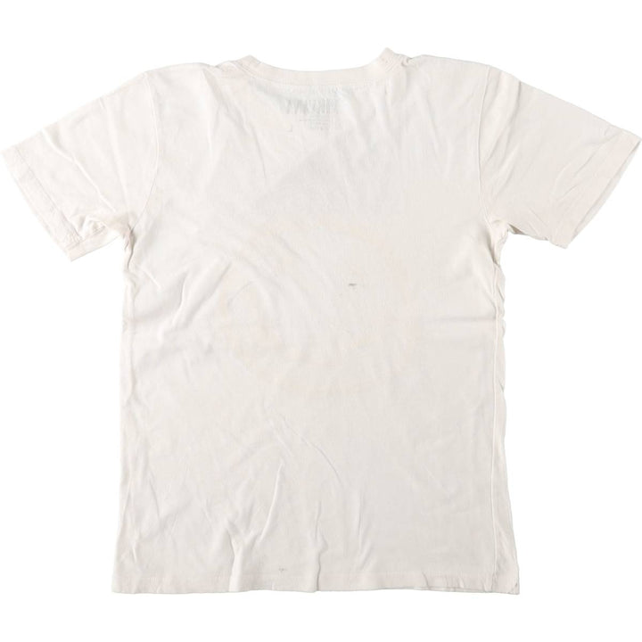 NIRVANA Nirvana Band T-shirt, Women's L size cotton white type Vintage Second Hand