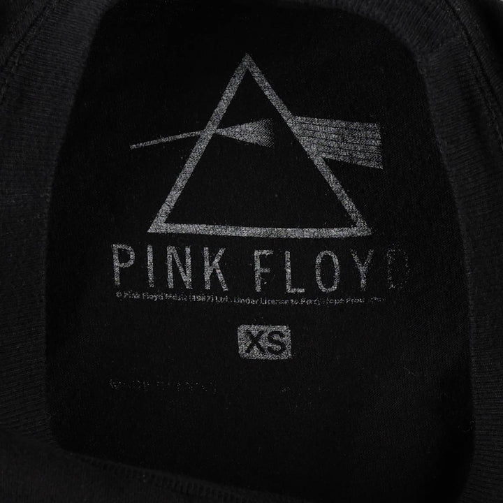 PINK FLOYD Rhinestone Band T-Shirt (Women's Size XS) unclear black type Vintage Second Hand