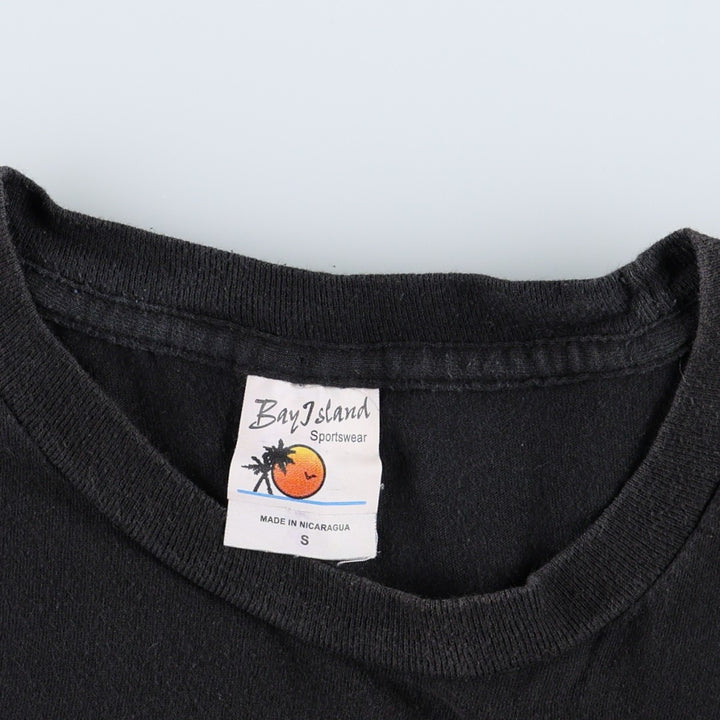 Bay Island RED HOT CHILI PEPPERS Band T-shirt (Women's Size S) cotton black type Vintage Second Hand