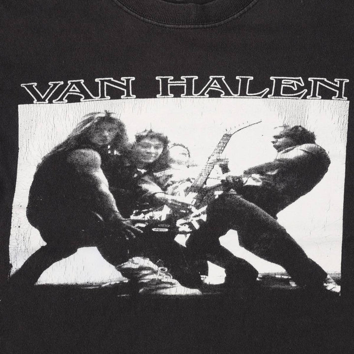 PORT and COMPANY VAN HALEN Band T-shirt (Men's size S) cotton black type Vintage Second Hand
