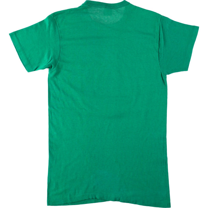 70s-80'S Stedman Elvis Presley Band T-shirt, Made in USA, Men's Size M (approx.) cotton green type Vintage Second Hand