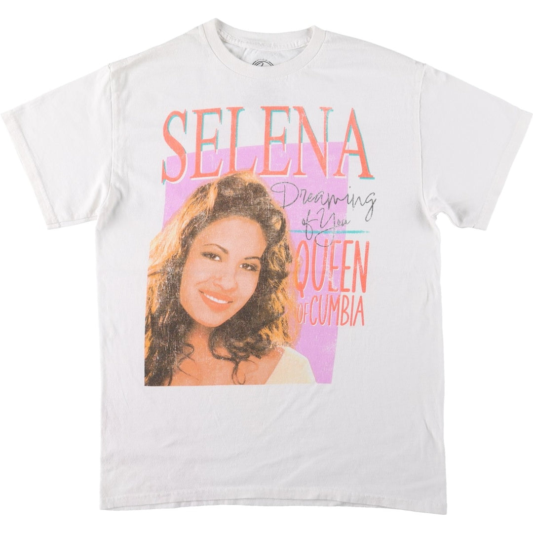 SELENA Selena Band T-Shirt, Women's Size Small cotton white type Vintage Second Hand