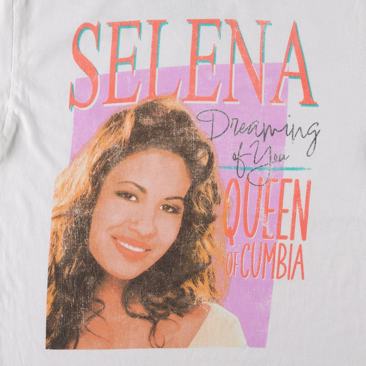 SELENA Selena Band T-Shirt, Women's Size Small cotton white type Vintage Second Hand