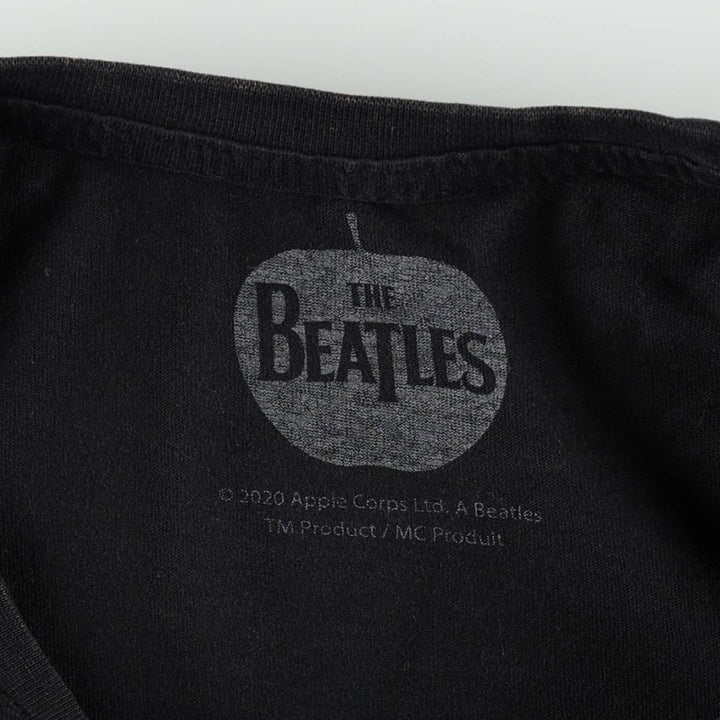 THE BEATLES Band T-shirt, Band T, Men's XS size cotton black type Vintage Second Hand