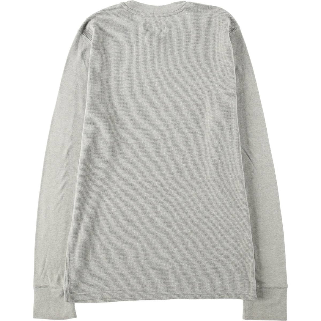 Ralph Lauren POLO RALPH LAUREN Thermal T-shirt, Waffle, Women's Size Small cotton gray type Vintage Second Hand